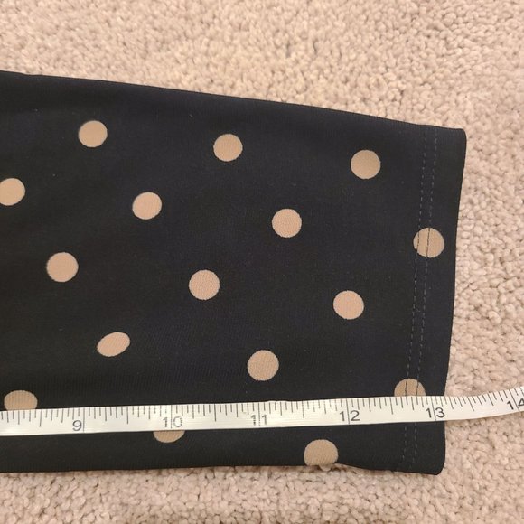 Lauren Ralph Lauren Polka Dot Faux Wrap Womens Size 16P - Picture 9 of 9